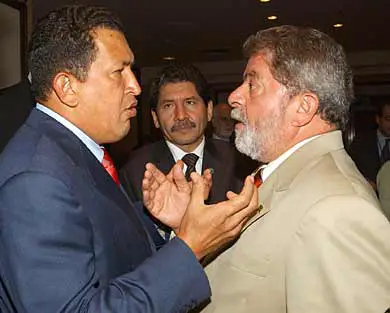 Lula et Chavez se sont rencontrés à Recife