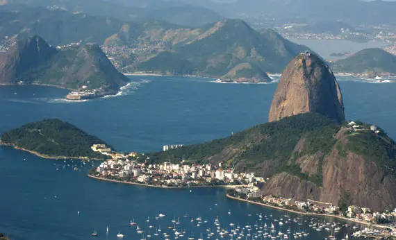 Le Pain de sucre : Le mont du Pain de sucre à Rio de Janeiro