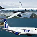 Deux compagnies aériennes brésiliennes Azul et Trip déclarent leur fusion