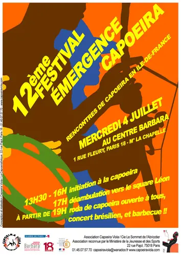 12ème édition du Festival Emergence Capoeira à Paris