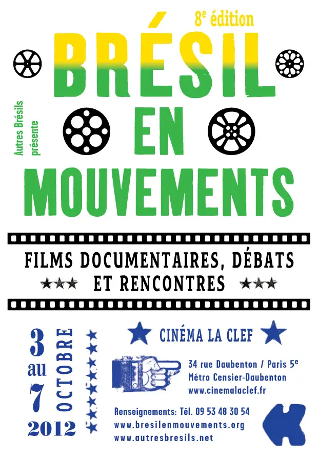 Le cinéma La Clef à Paris accueille la 8ème édition du Brésil en mouvement