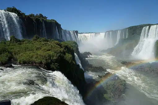 La composition des chutes d’Iguazú
