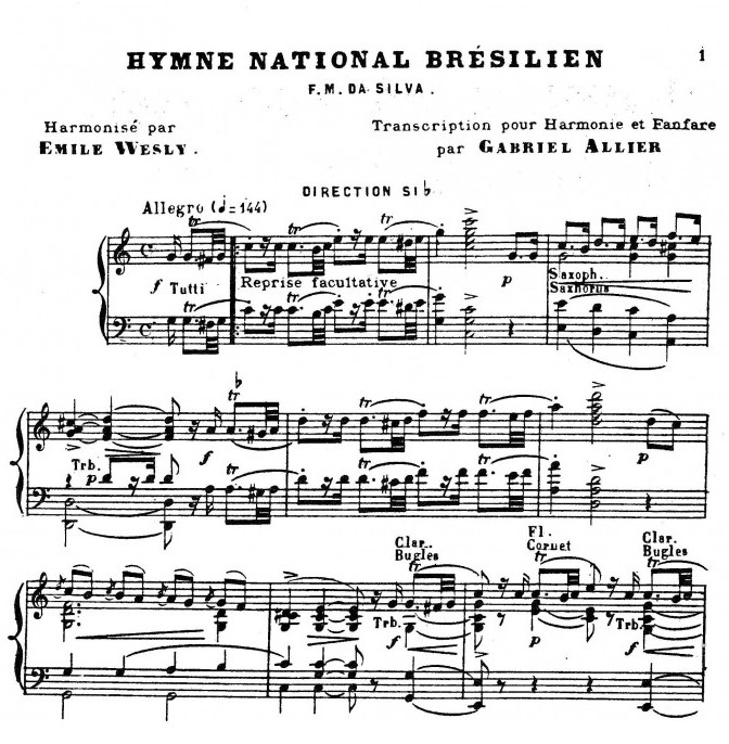 L'hymne national du Brésil