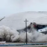 Destruction du stade de Fonte Nova (Salvador de Bahia – Brésil) à la dynamite