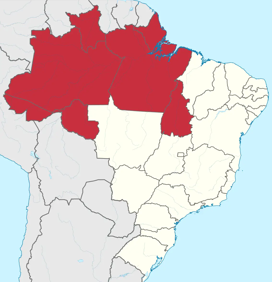 Découvrez les cartes du Brésil