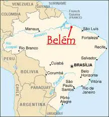 La carte de Belém