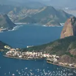Le Pain de sucre : Le mont du Pain de sucre à Rio de Janeiro