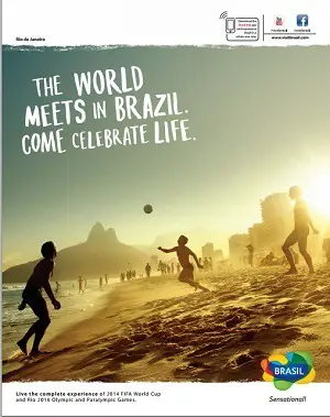 Le Brésil lance une campagne publicitaire à l’ouverture des JO de Londres